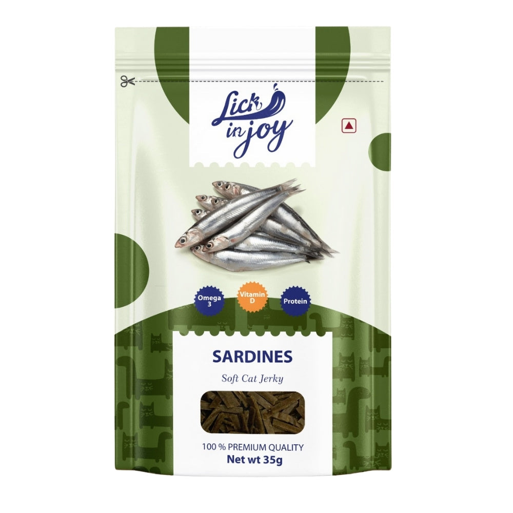 🎁 Lick in Joy Sardines Jerky - 35g (100% off)