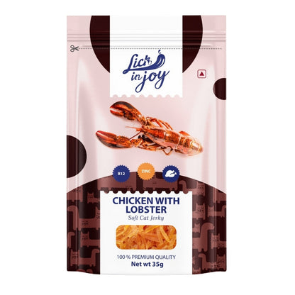 🎁 Lick in Joy, Chicken with Lobster 35 gm (100% off)