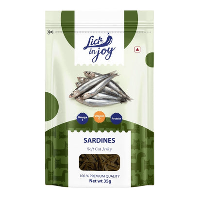 🎁 Lick in Joy Sardines Jerky - 35g (100% off)