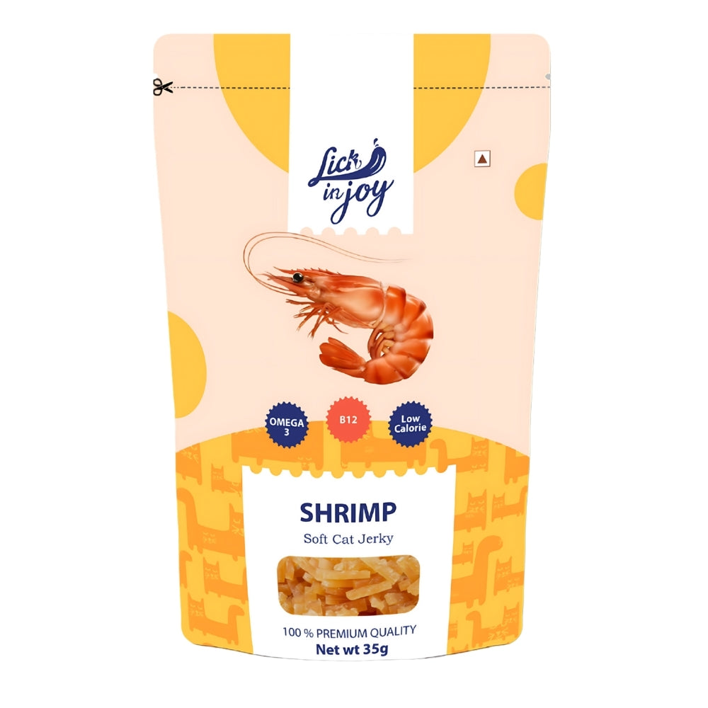 Lick in Joy Shrimp Cat Treats 35g