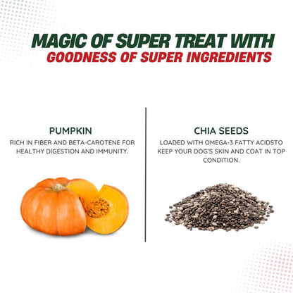 Calcium Super Treats - Pumpkin with Chia Seeds - 125gm