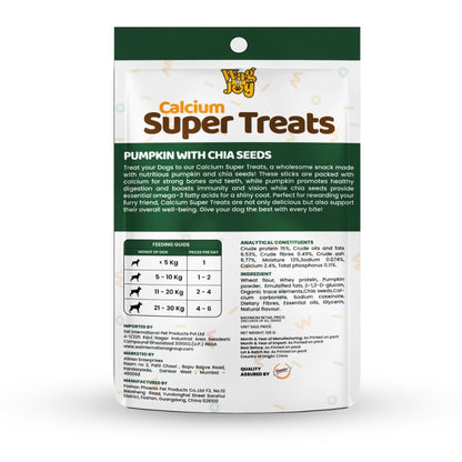 Calcium Super Treats - Pumpkin with Chia Seeds - 125gm