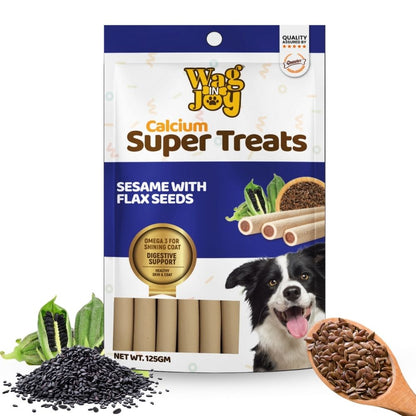 Calcium Super Treats - Sesame with Flax Seeds - 125gm
