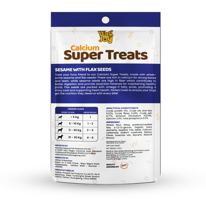 Calcium Super Treats - Sesame with Flax Seeds - 125gm