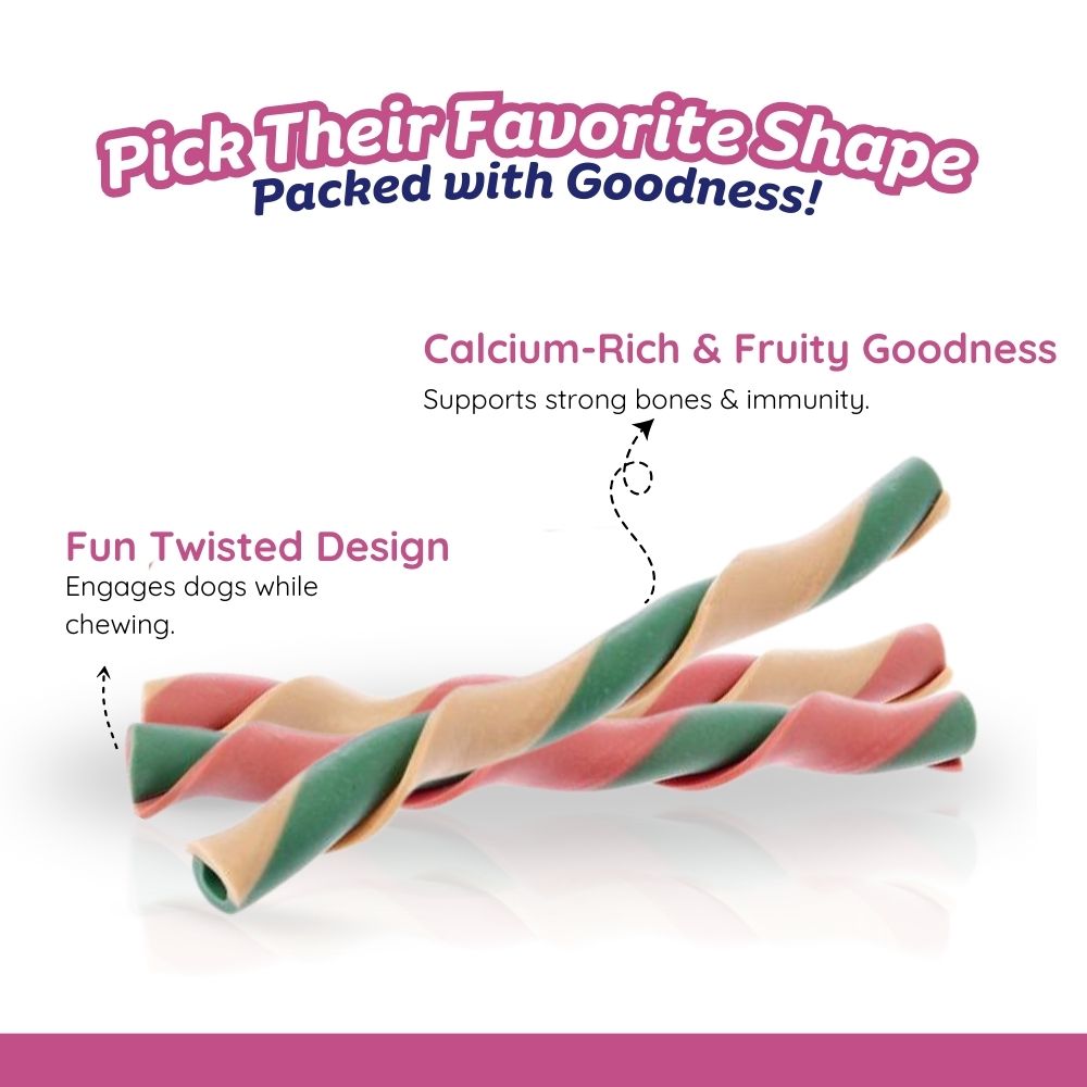 Fruit Magic Treats Twisted-Shape 125gm