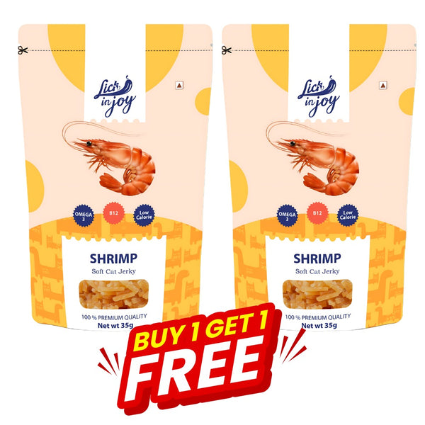 🎁 Lick in Joy Shrimp Cat Treats 35g (100% off)