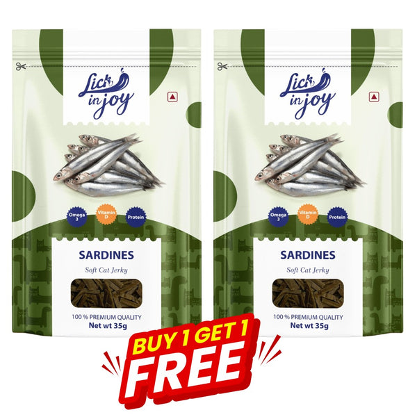Lick in Joy Sardines Jerky - 35g